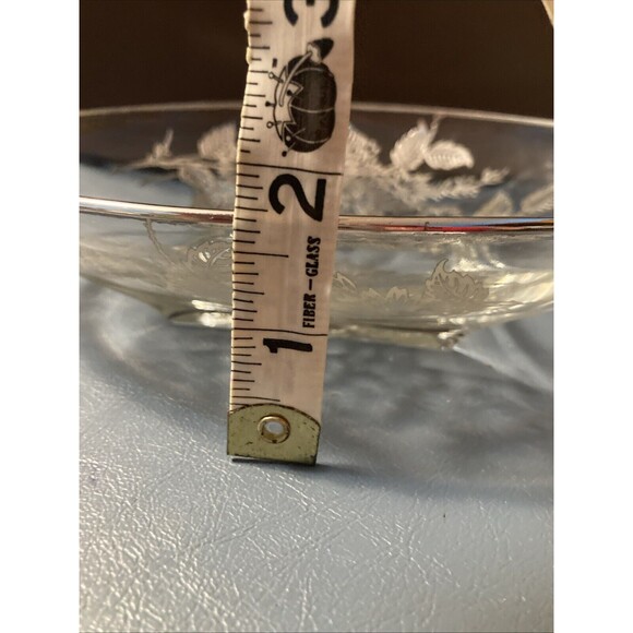 Vintage Martinsville Silver Overlay Oval Candy , Pickle, Relish Dish 8" x 5" x 2 - Picture 12 of 12